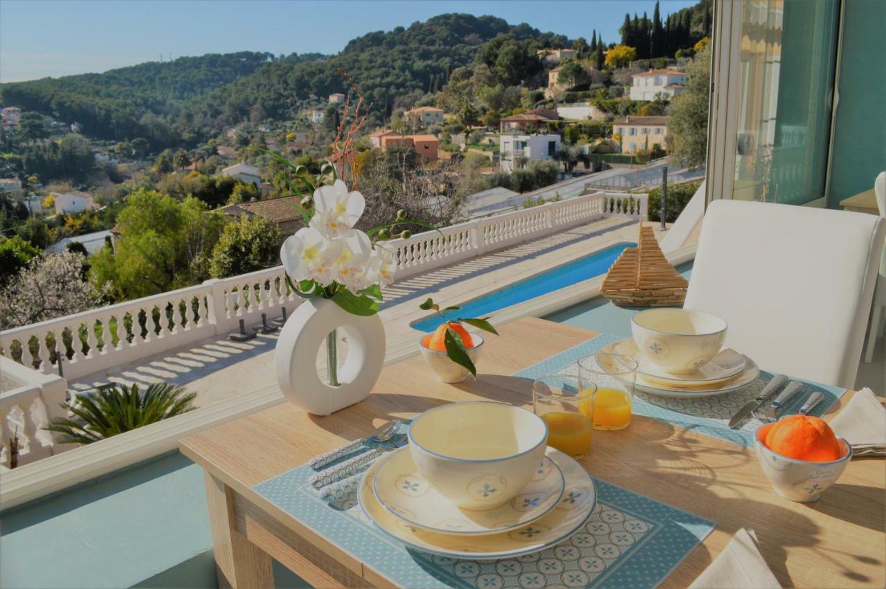 Villa La Terre Des Lauriers Vallauris Esterno foto